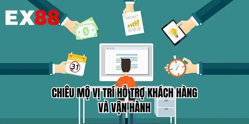 Chiêu mộ vị trí hỗ trợ khách hàng và vận hành